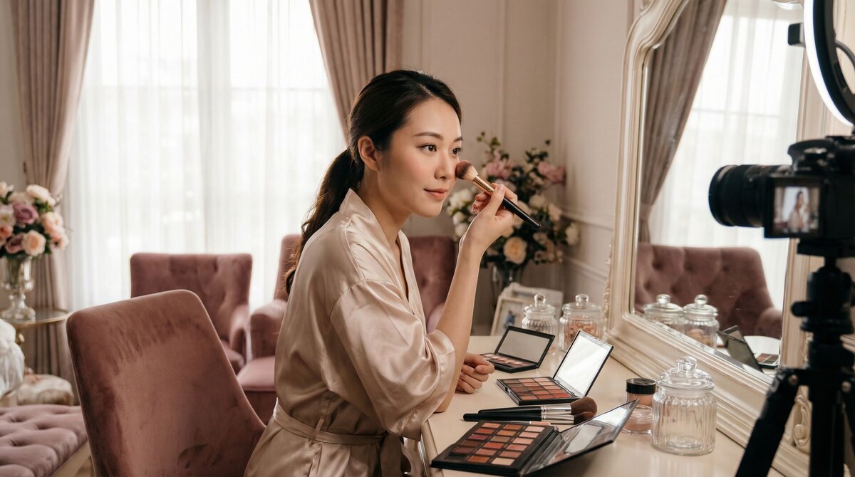 糖心vlog美妆视频教程